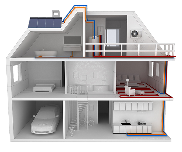 Diagram Gosod-System-Coil-Solar-Tanc-System-Gosod-Diagram Deuol